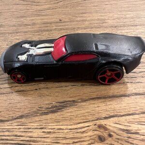 Hot Wheels Black & Red Die-Cast Toy Car Chrome Engine Details Made for McDonalds